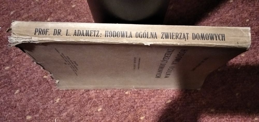 Hodowla Ogólna Zwierząt Domowych - Leopold Adametz, 1925 rok.
