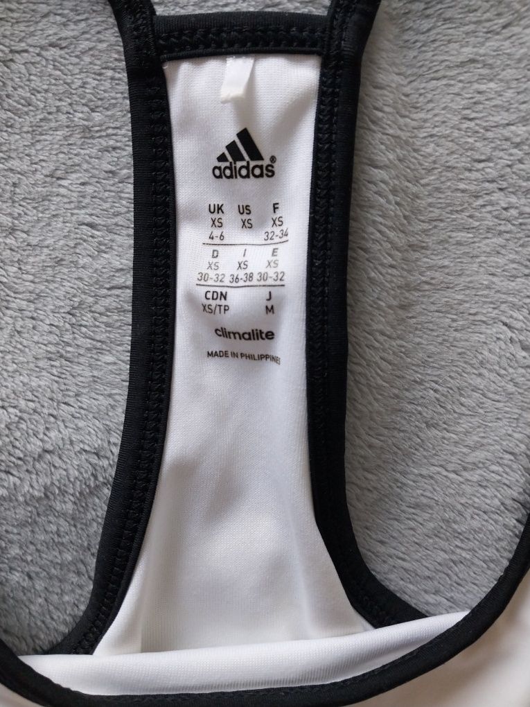 Белая майка Adidas