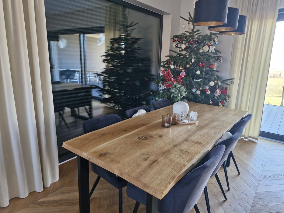 Stół dębowy lity loft