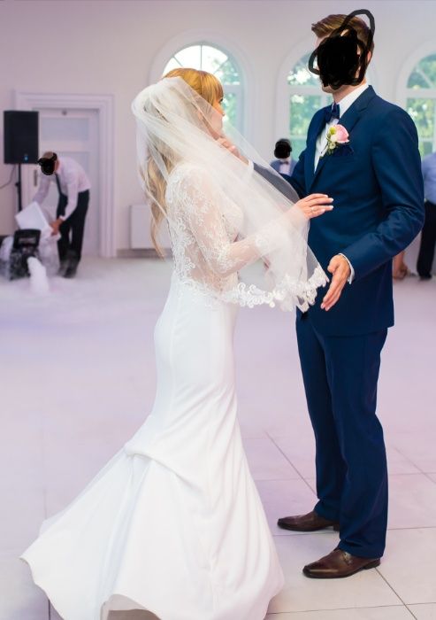 Suknia ślubna syrenka Astoria - Annais Bridal + welon