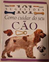 Livro- cuidar do cão,  101 sugestões