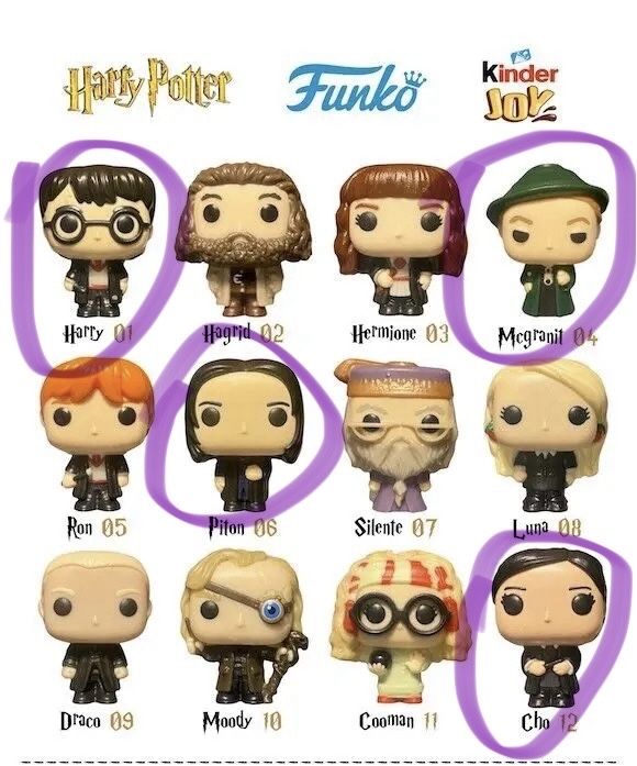 Funko harry potter Kinder joy