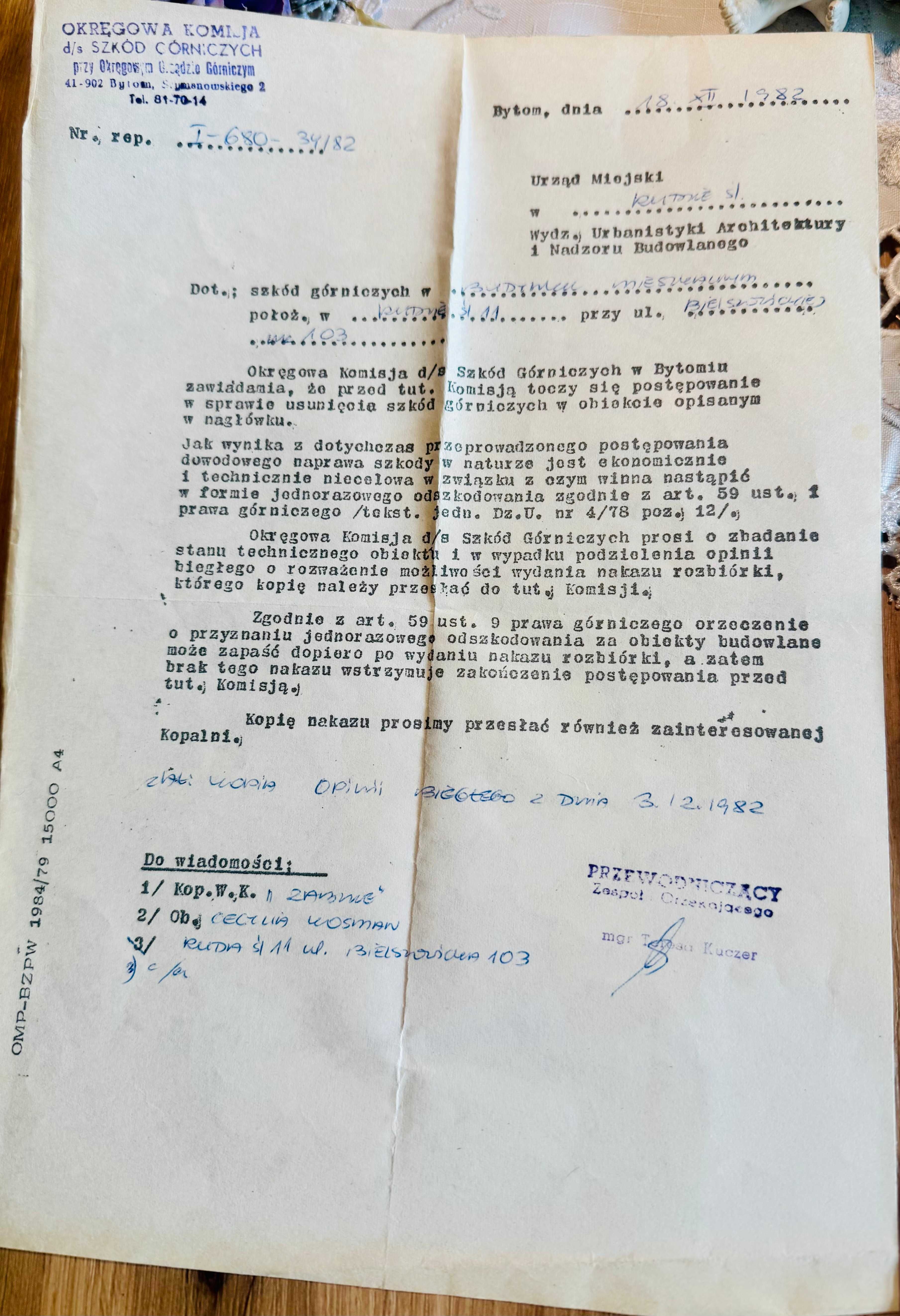 Gratka Kolekcjonerska/ Zestaw 2 dokumentów wydanych przez komunistów/