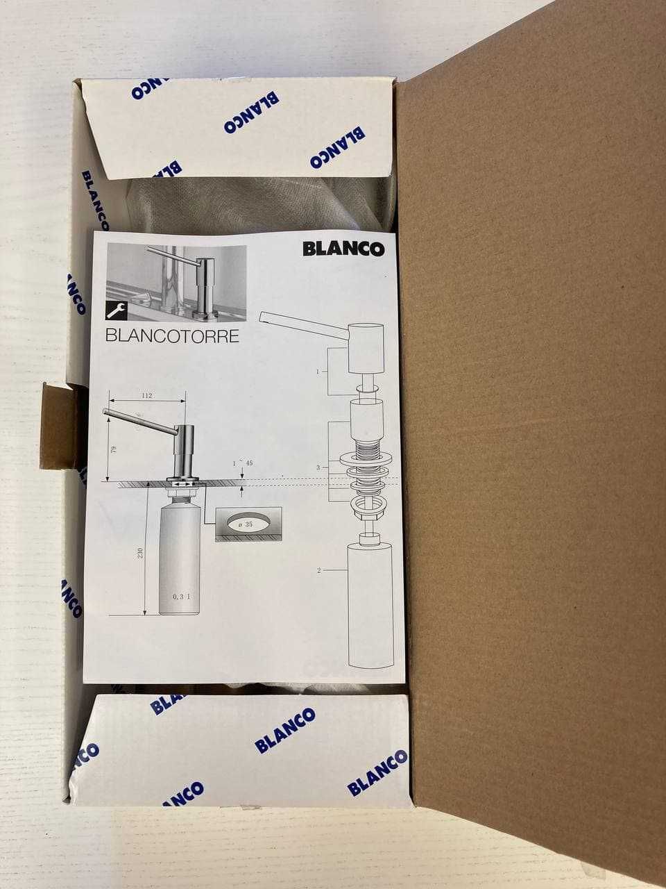 Дозатор миючих засобів BLANCO TORRE 512593