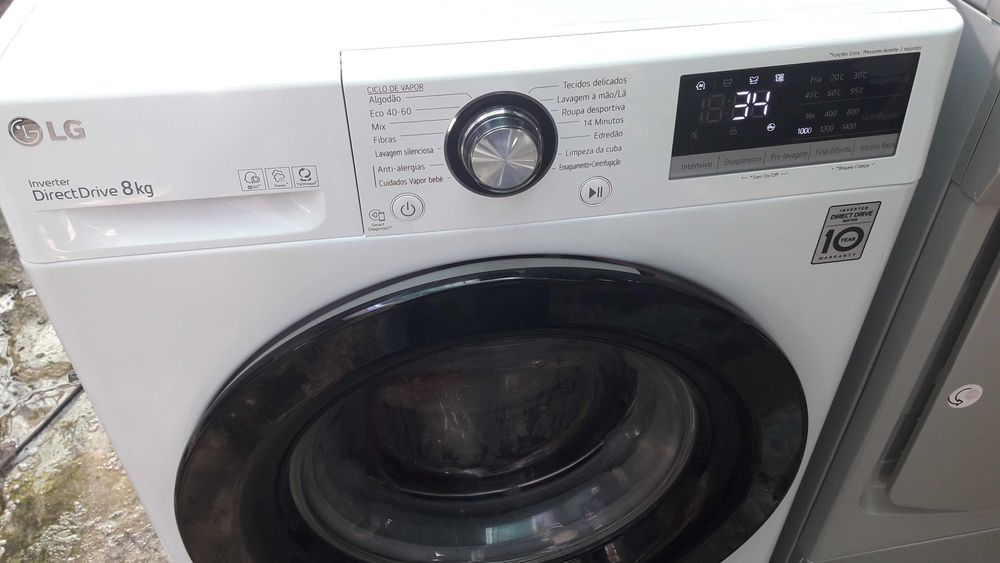 Maquina LG lavar roupa 8k 1400 rot impecavel