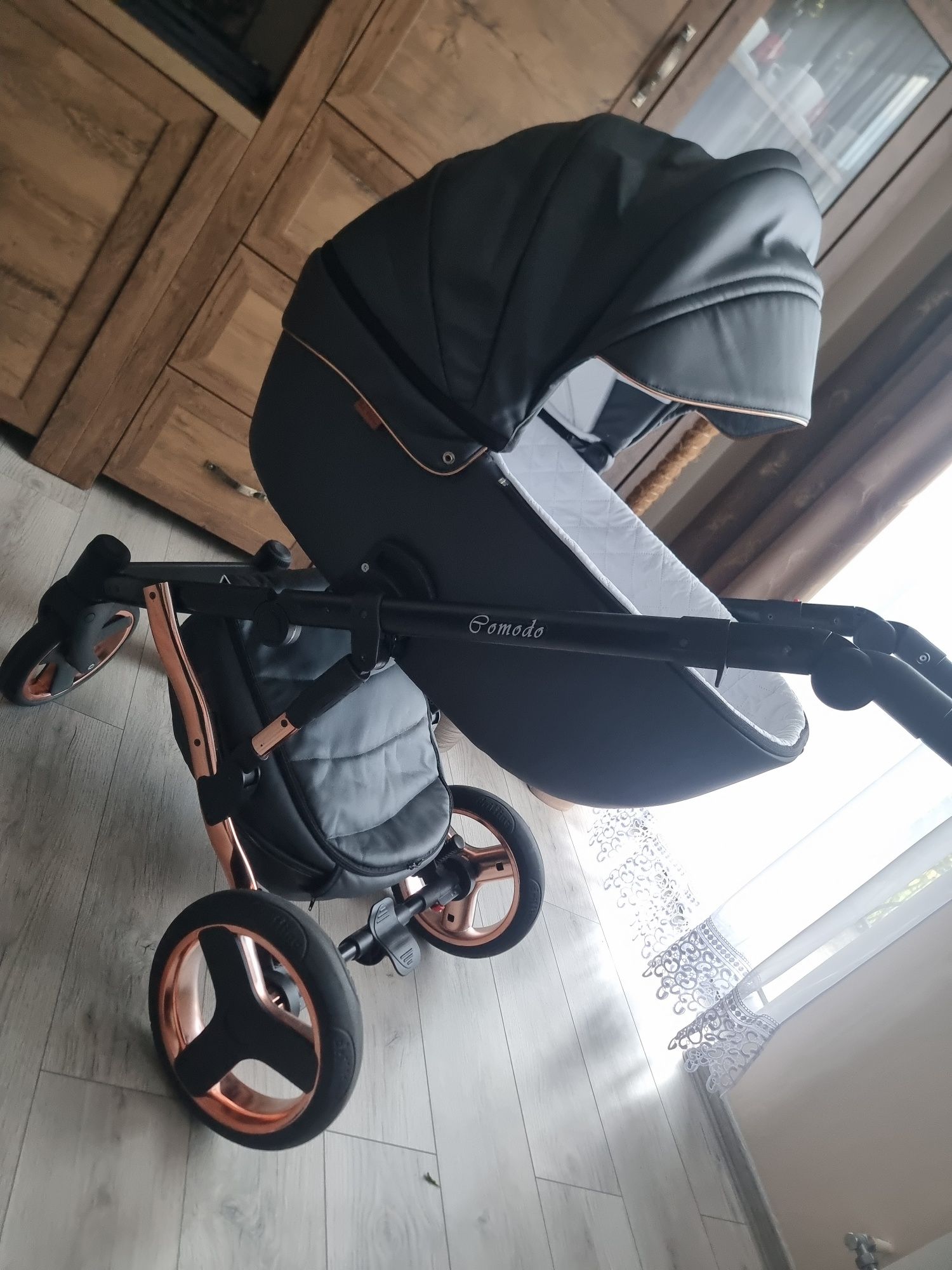 Wózek głęboko spacerowy 3w1