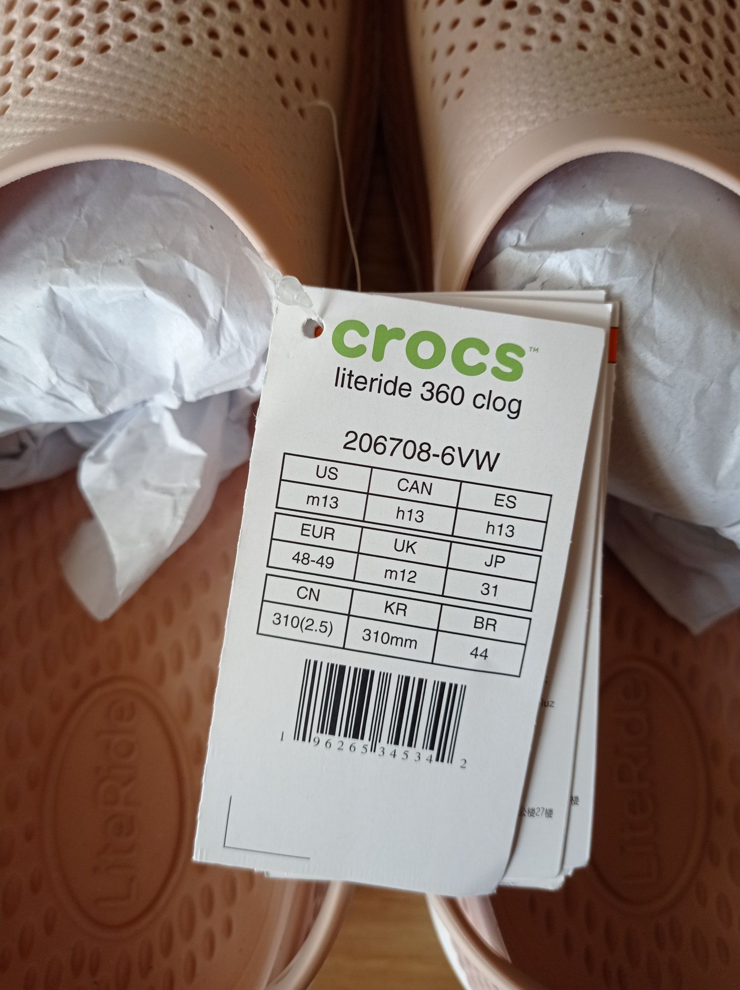 Chodaki Crocs LiteRide 360 Clog 48/49/31 cm