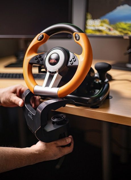 Кермо та педалі Speedlink Drift O.Z. Black-Orange