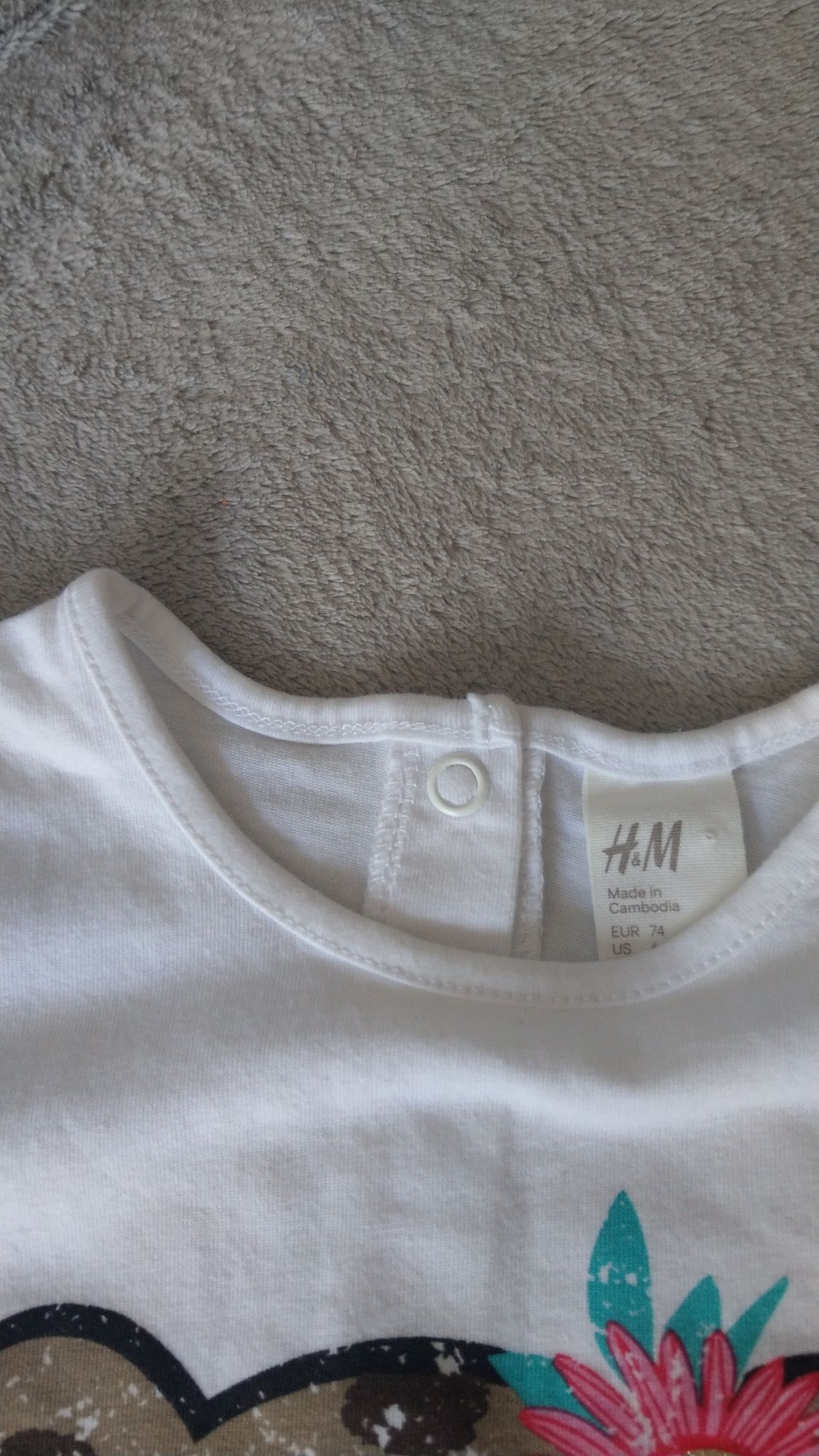 Bluzka niemowlęca roz 74 H&M