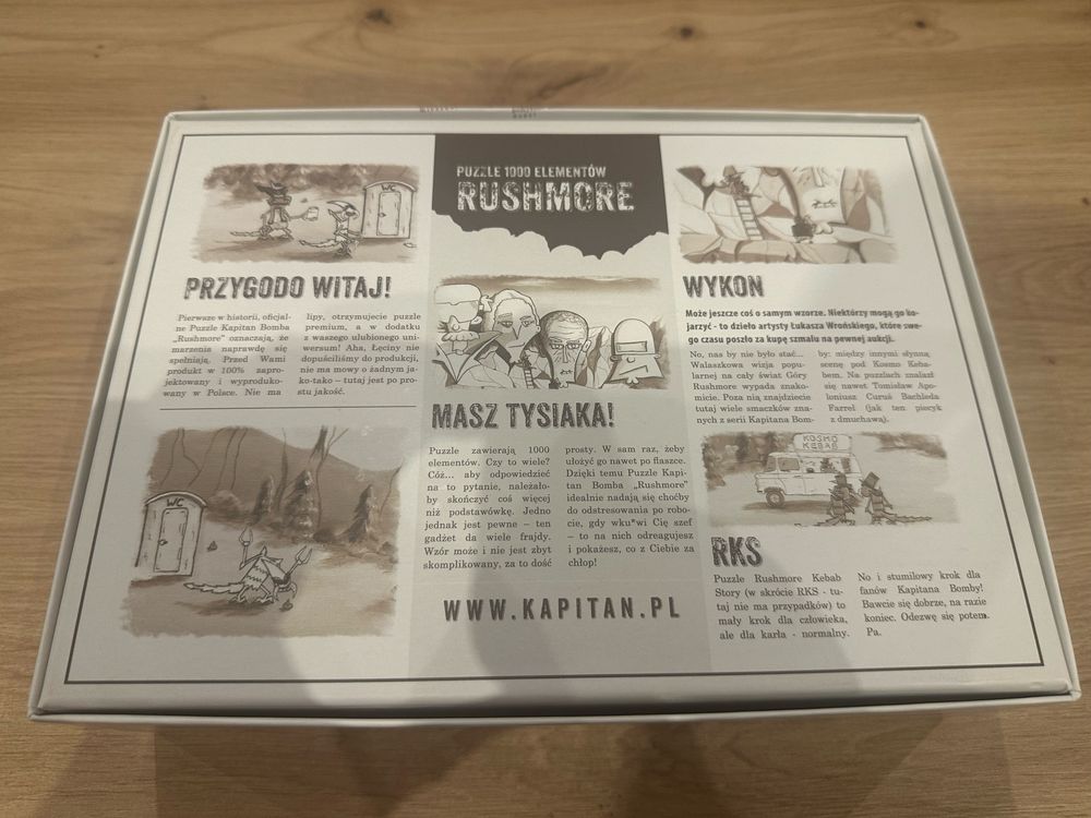 Puzzle Kapitan Bomba Rushmore