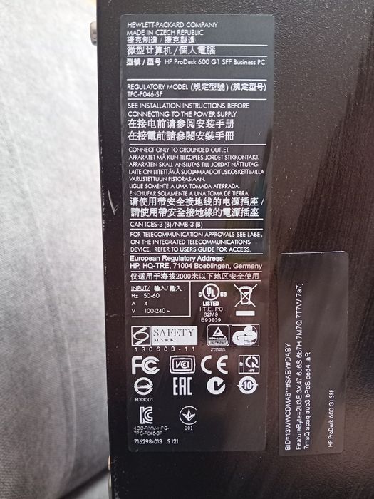 HP ProDesk 600 G1 SFF i7 4th