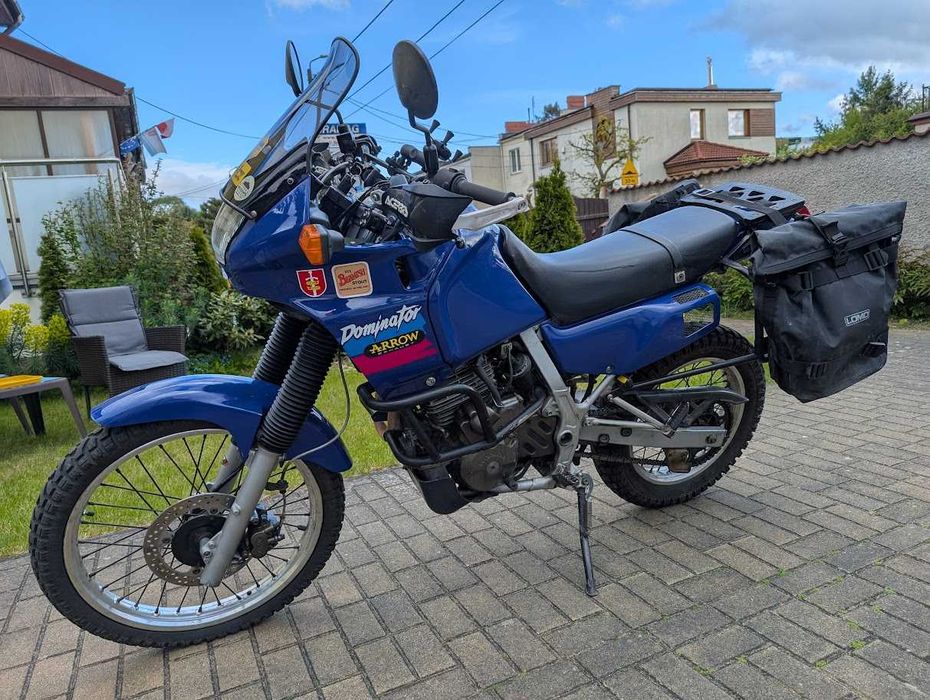 Honda nx650 Dominator RD02 - A2 motocykl Dual Sport / Adventure. Arrow