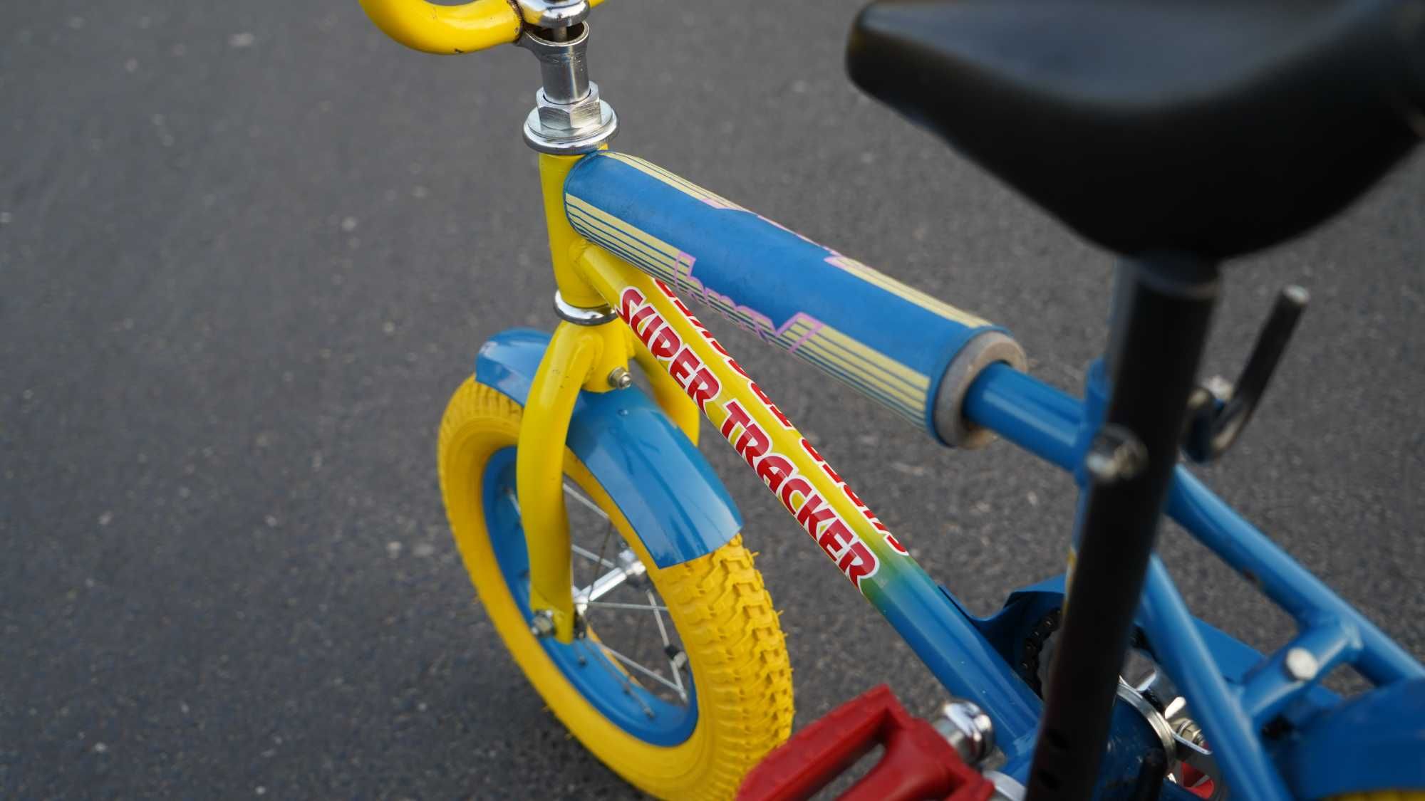 Rower ROMET BMX SUPER TRACKER 12' 1993 R. - stan kolekcjonerski UNIKAT