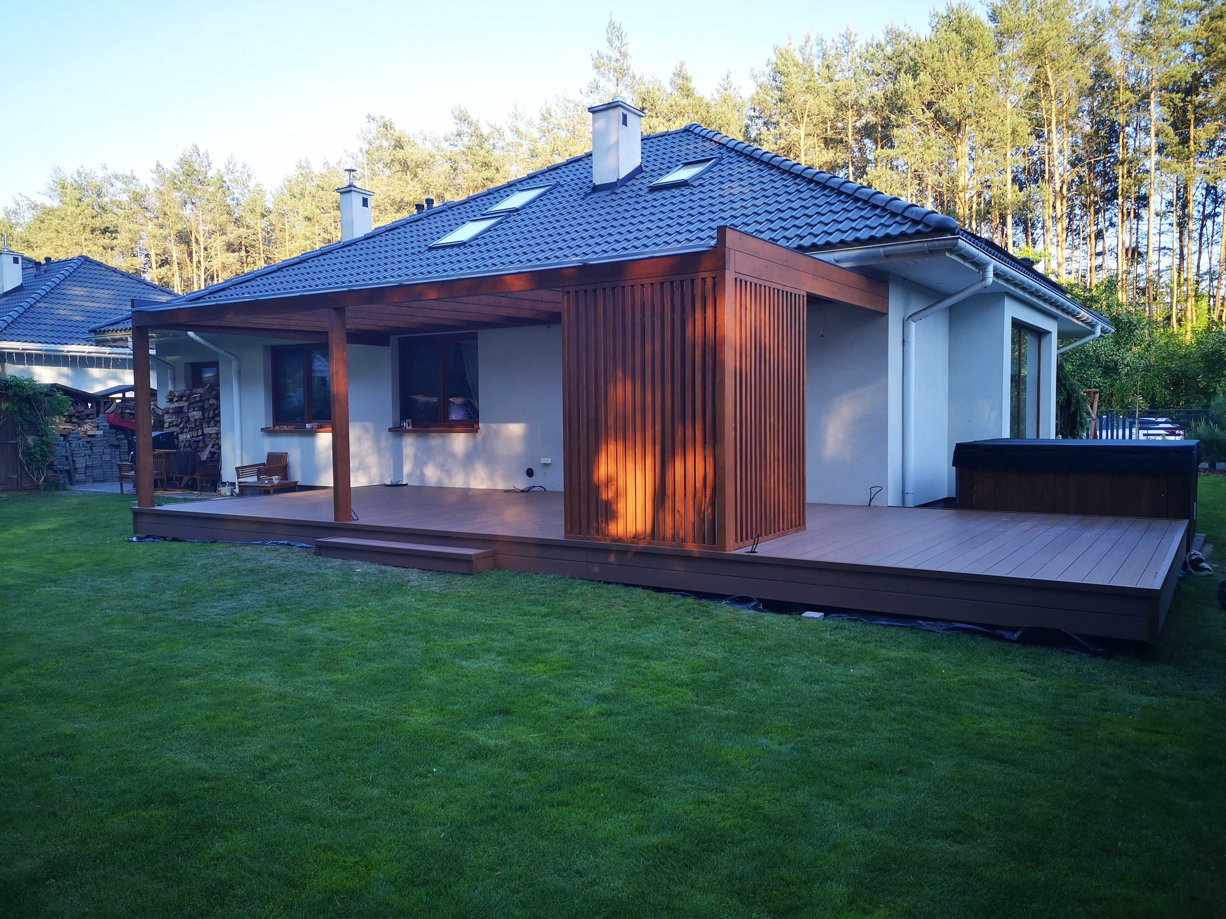 pergola 4x5m/ zadaszenie tarasu/zadaszenie/wiata/roleta
