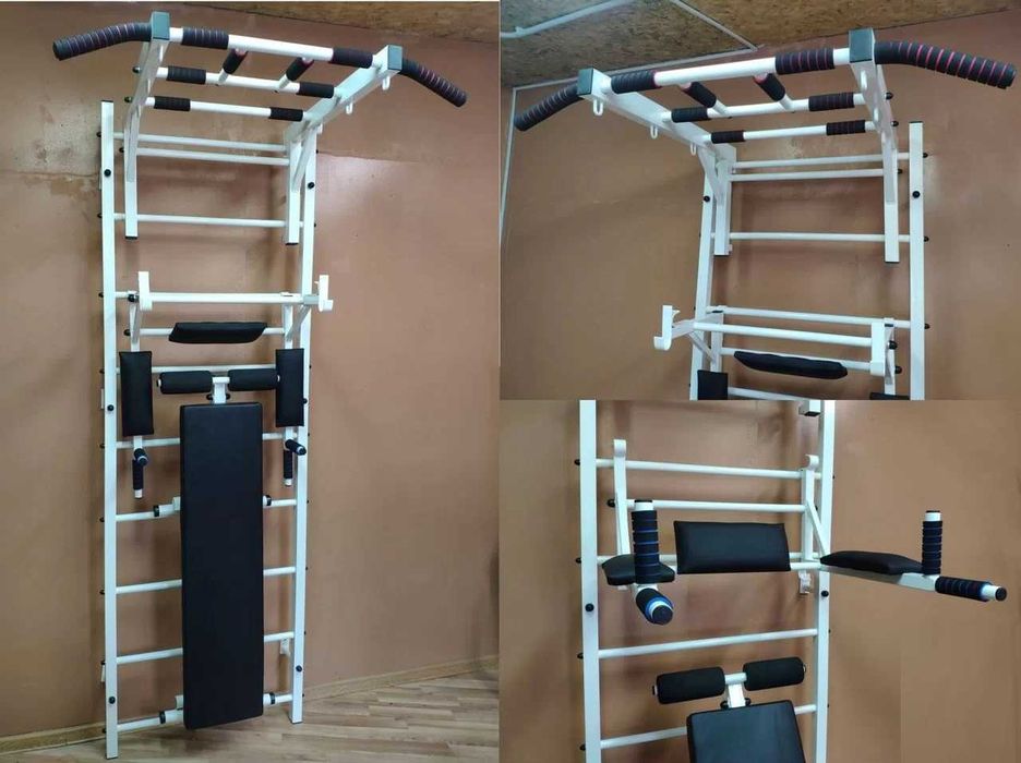 Шведська стінка (240 см) + Турнік + Бруси + Лава | Телефонуйте