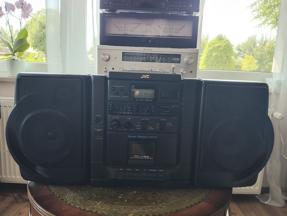 Radio CD Kaseta Mini wieża JVC