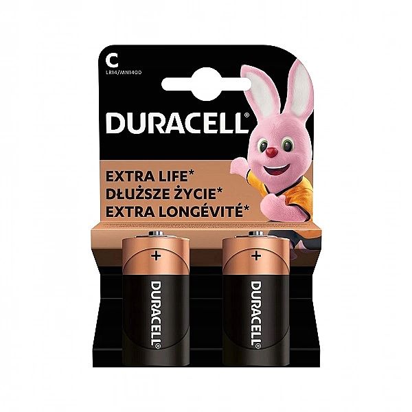 Baterie Alkaliczne Duracell C Lr14 R14 Mn1400/2szt