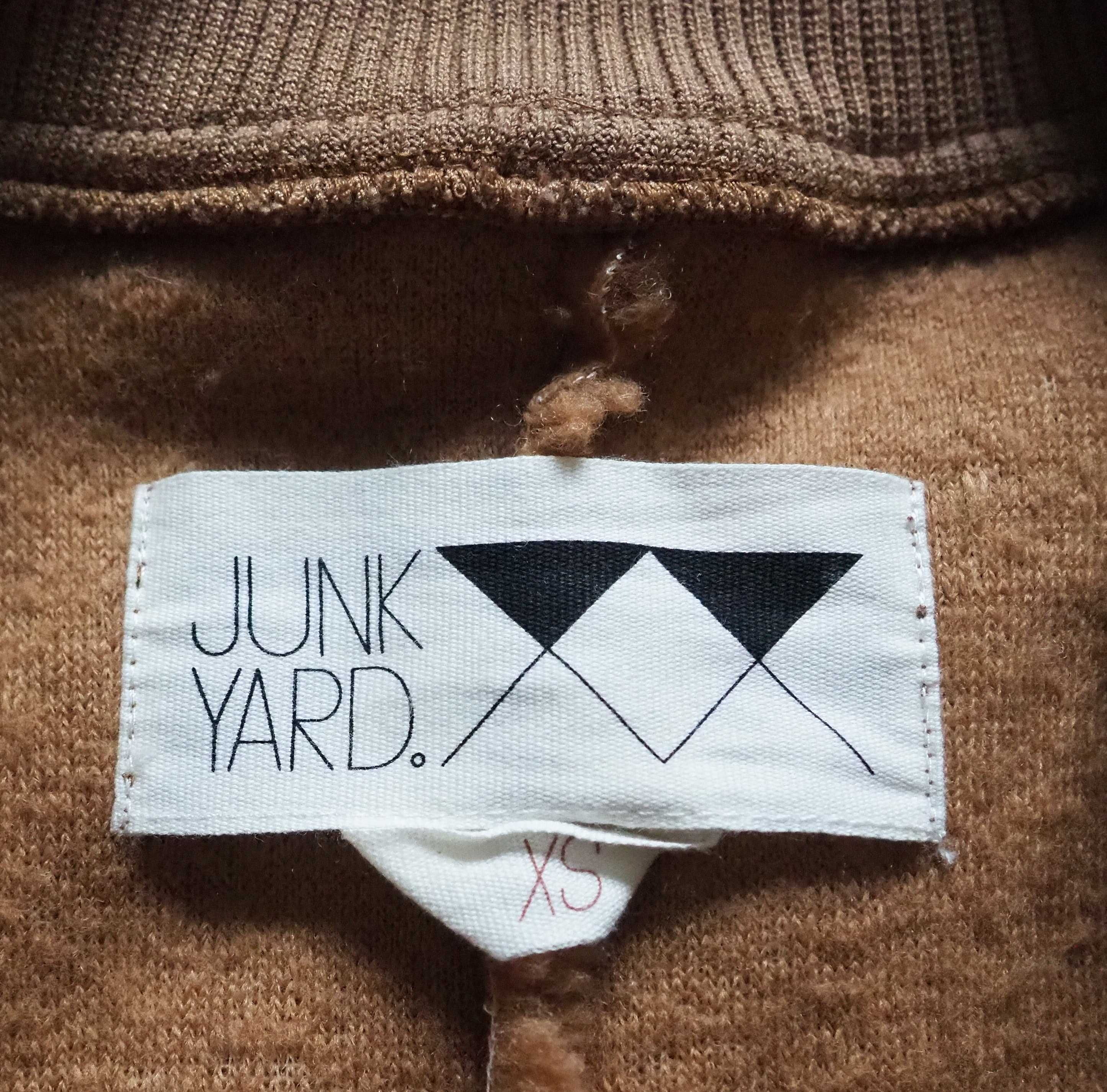 JunkYard_sherpa jacket_polarowa kurtka_bomberka_rozmiar XS/S