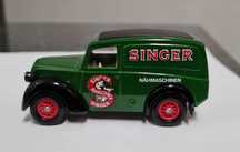 Miniatura diecast: "1950 MORRIS Z VAN". Escala: 1:43 [carrinho]