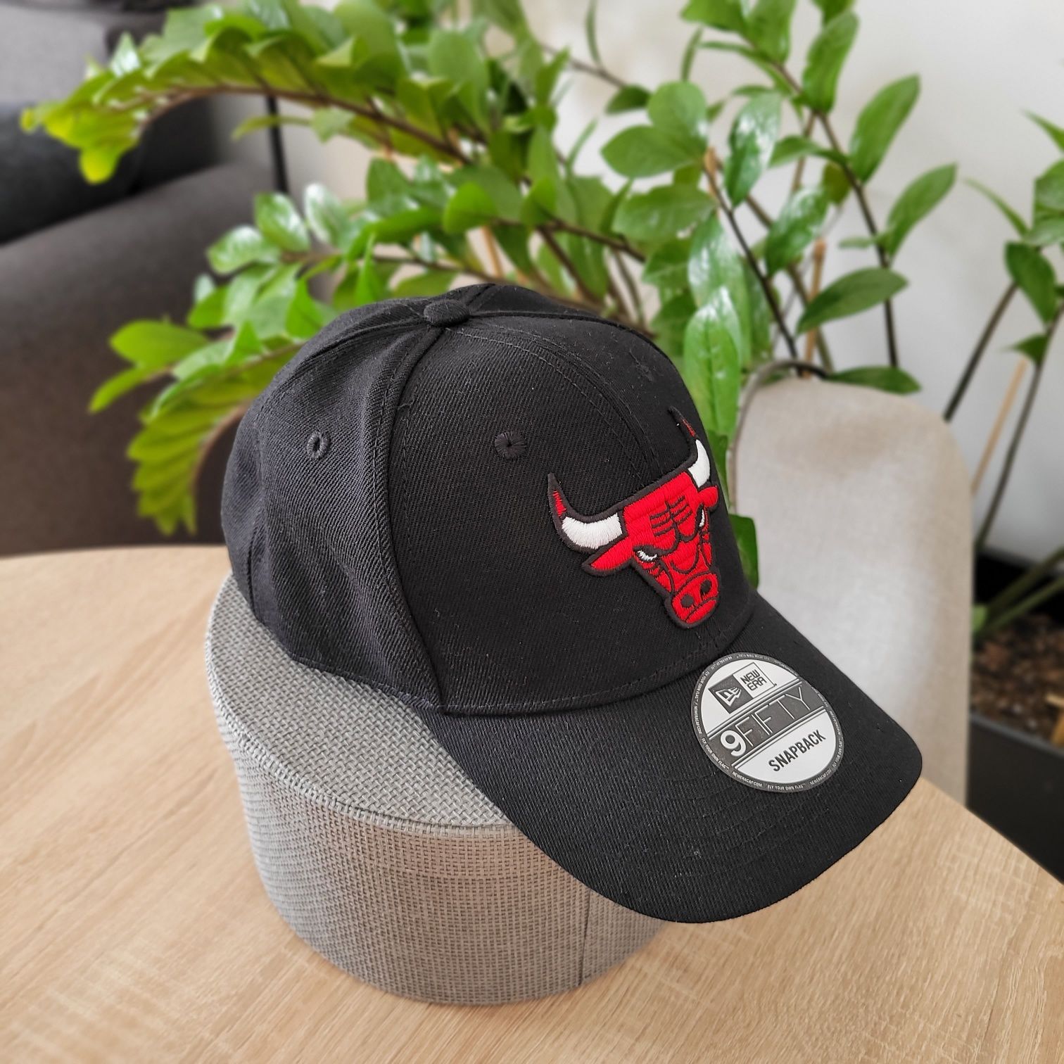 Czapka z daszkiem czarna męska Chicago Bulls