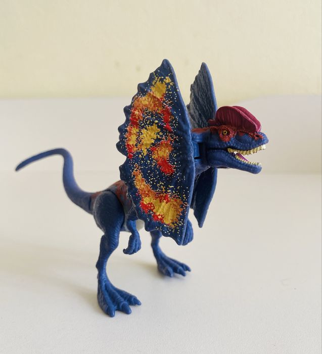 Ділофозавр, jurassic world, mattel