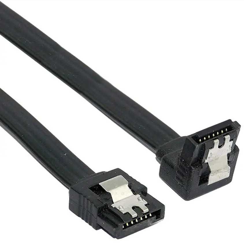 Шнур SATA 3.0 data CC-Ls 7pin-7pin 40 см 90 градусов ATA 26awg 21149