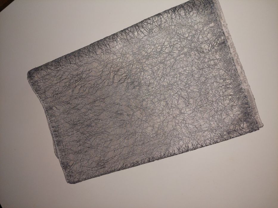 Bieznik/Serweta 35x 180 cm szary że srebrna nitka nowy home&you