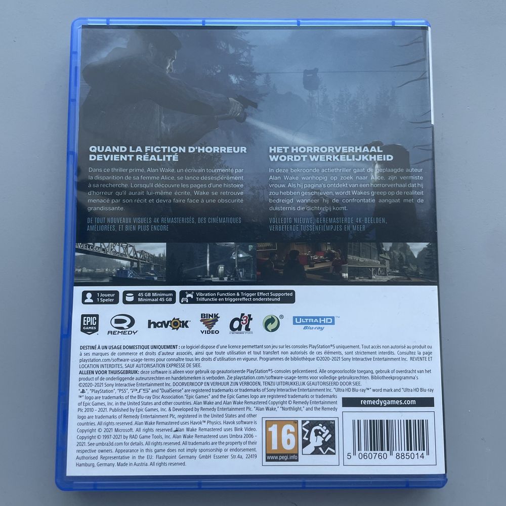 Nowa gra ps5 alan wake remastered polska wersja
