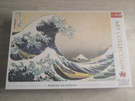 FOLIA Puzzle 1000 Trefl Wielka fala w Kanagawie / Hokusai Katsushika