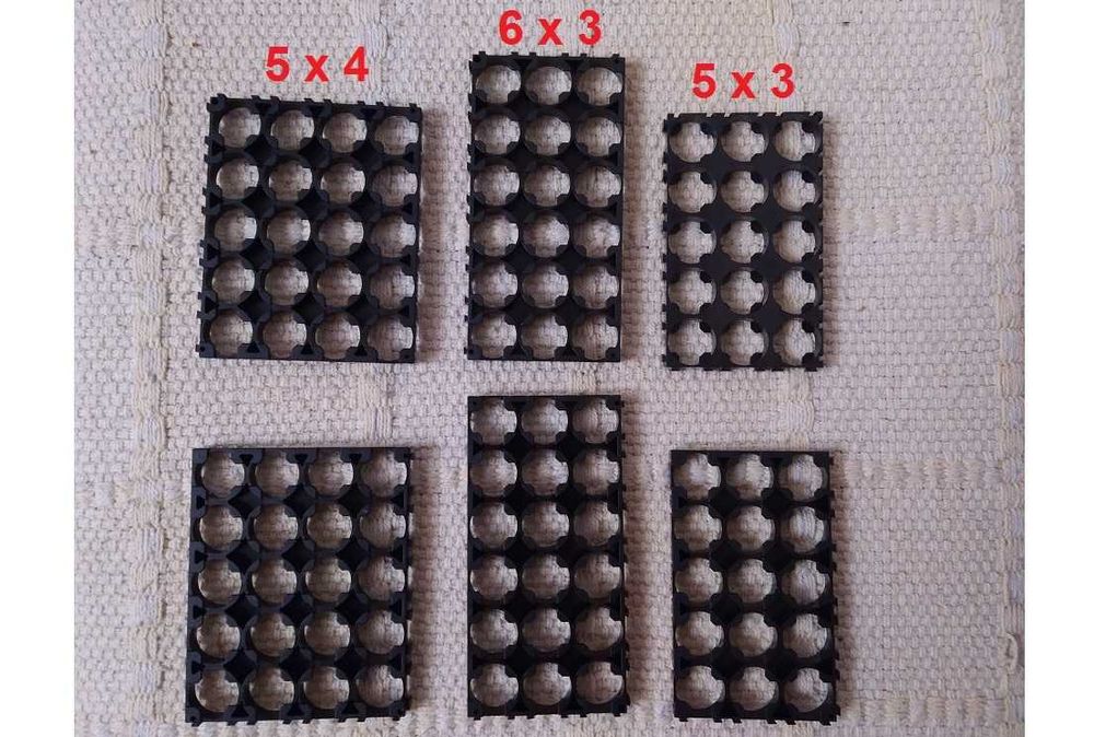 Холдер акумуляторів 18650 плаский