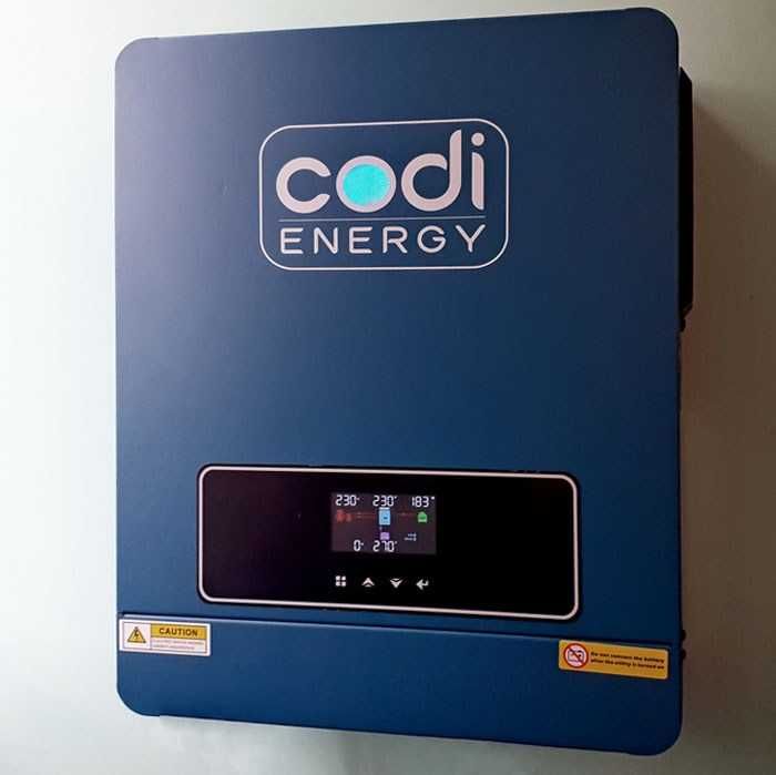 Гібридний інвертор CODI CO-CO-4200W/24V COMM port, BMS port, МРРТ
