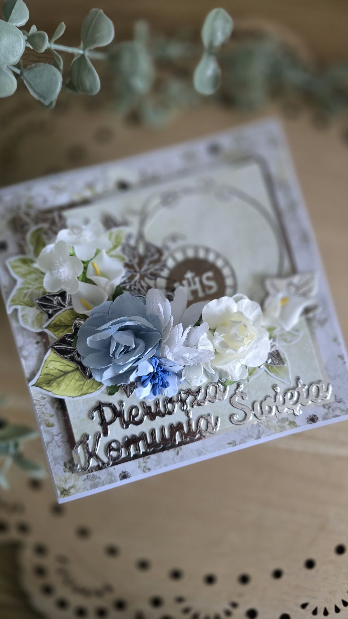 Kartka na Pierwszą Komunie Święta