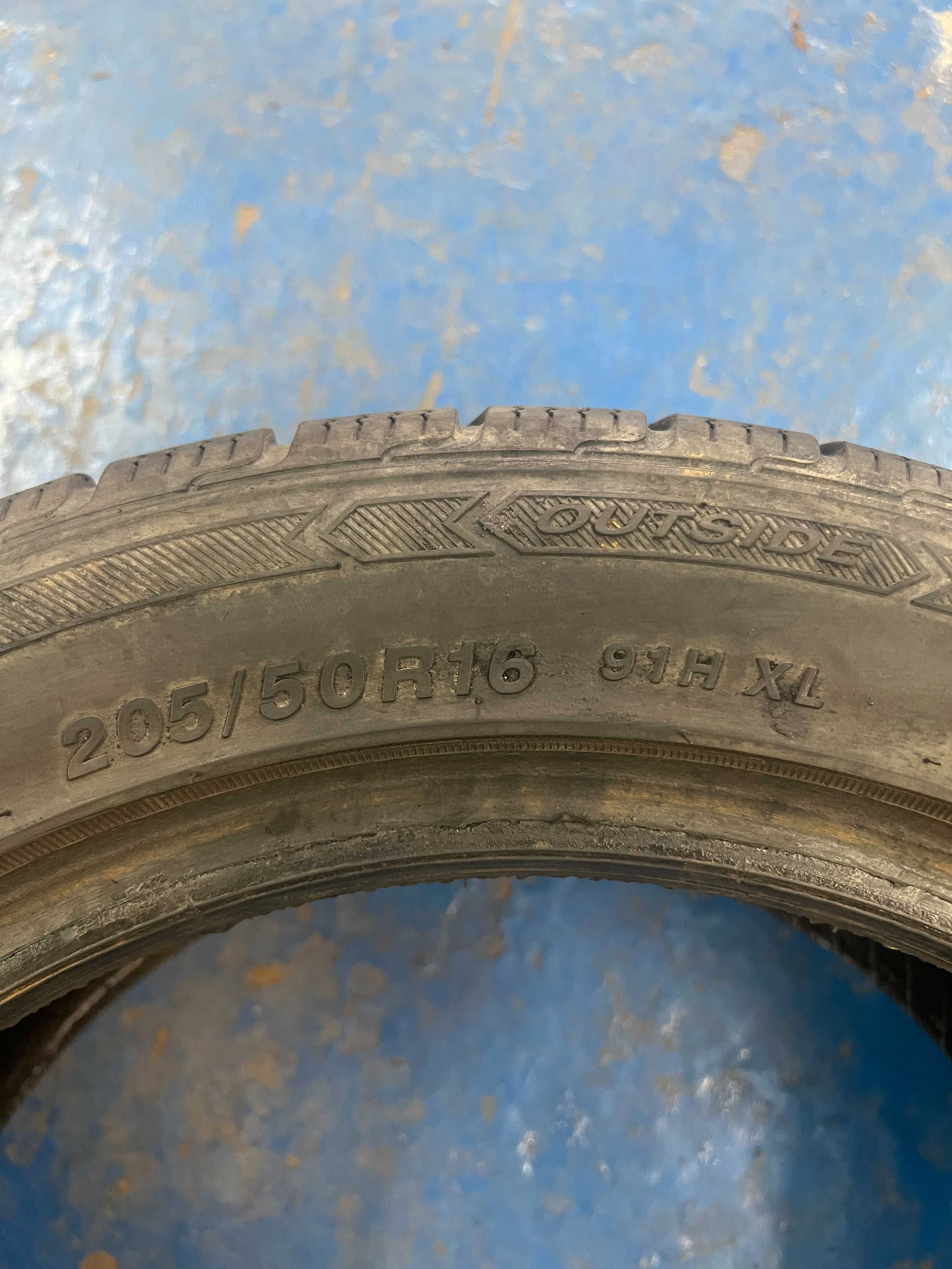 205/50r16 imperial opony zimowe 2 szt bieznik 6 mm stan bdb