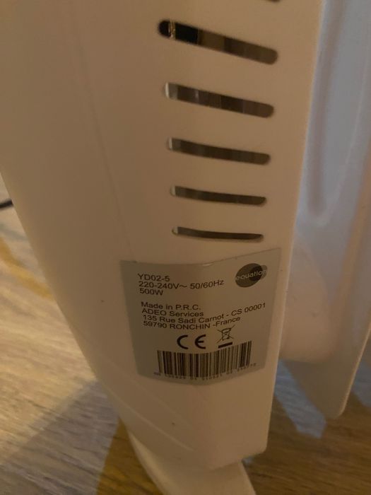 Aquecedor a óleo EQUATION MINI 500W