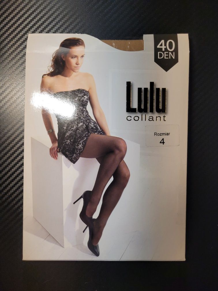Rajstopy  Lulu collant rozm 4 cieliste 40den