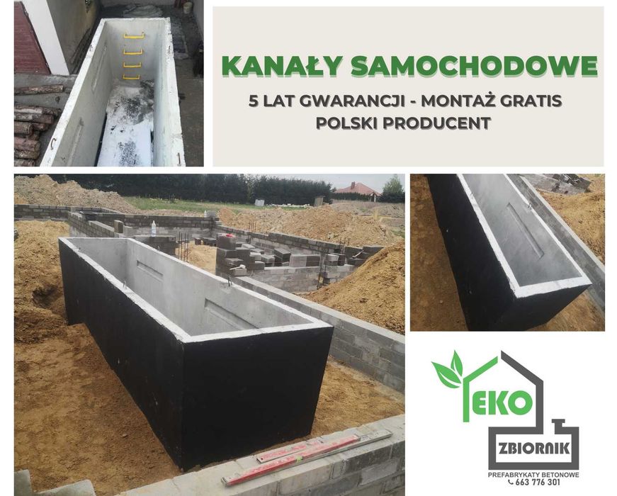 Szamba i PIWNICE Betonowe Zbiorniki 2m3-14m3 na Deszczówkę Szambo