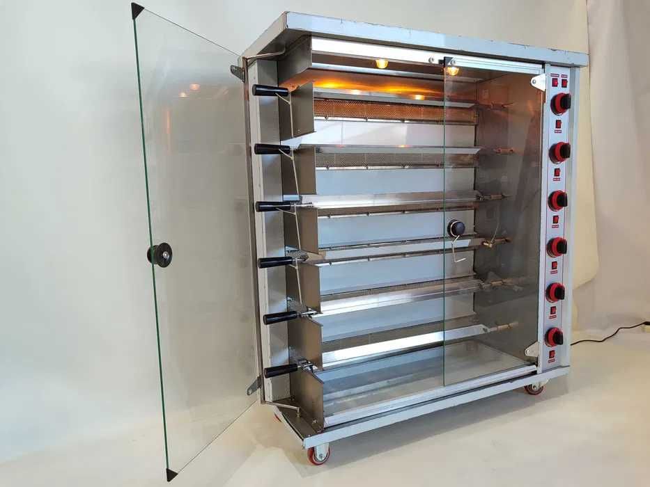 Assador de frango com 6 espetos rotativos - NOVO - SUPER PREÇO