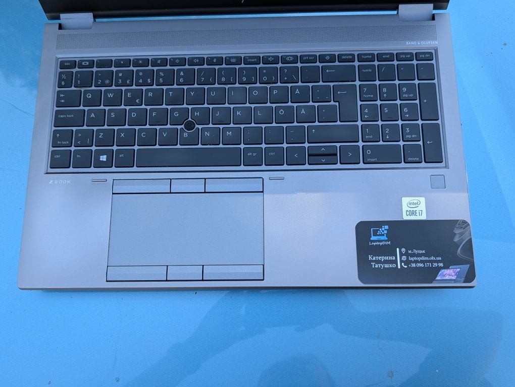 Quadro T2000 (4GB)/Ноутбук HP ZBook Fury 15 G7/i7-10750H/32/512/15/FHD