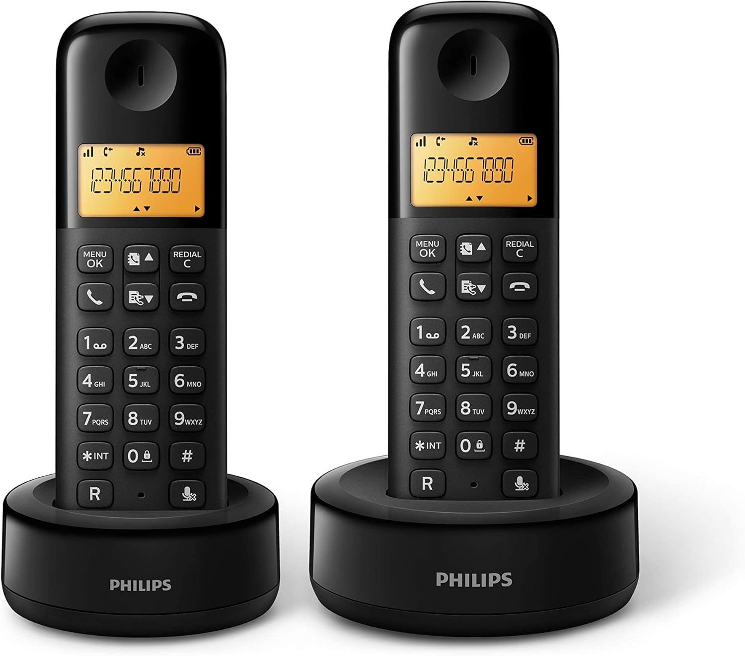 Telefon bezprzewodowy Philips D1602B/53
