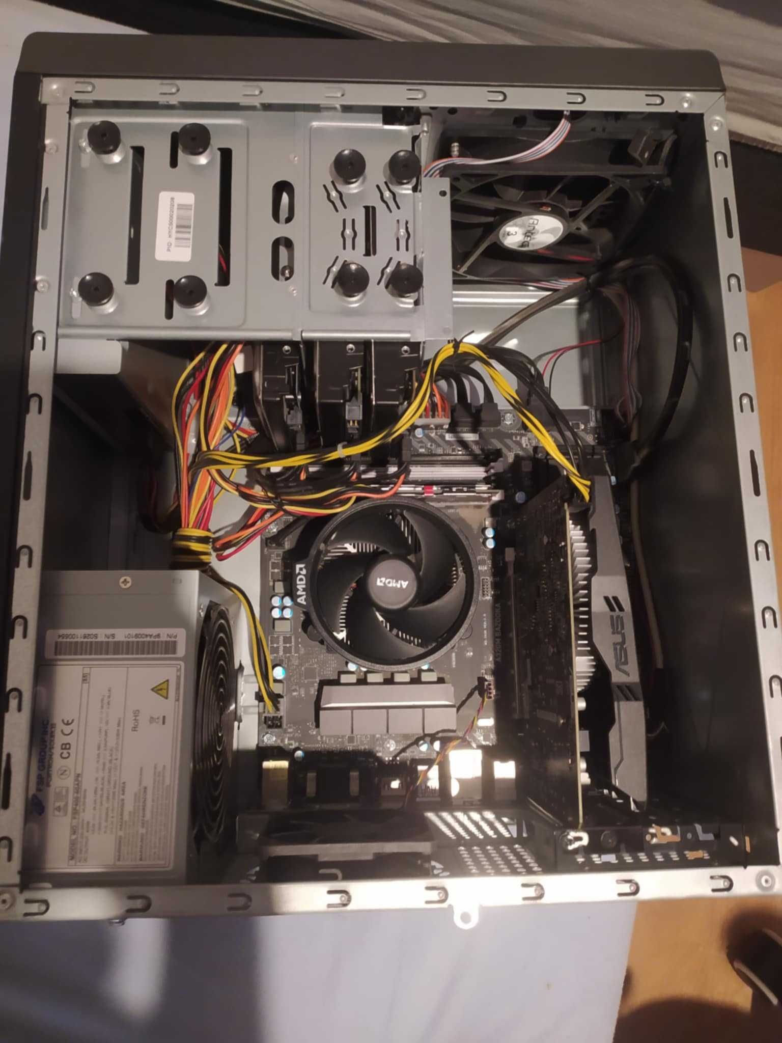 Komputer Stacjonarny GTX 1060 OC Ryzen 5 1600F 16GB RAM DDR4