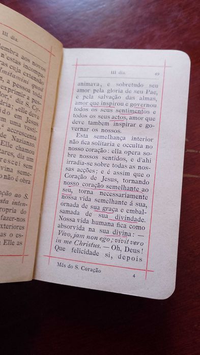 Mês Sagrado Coração de Jesus para uso dos Seminaristas 1900
