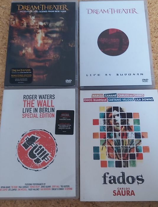 DVD - Dream theater/Deep purple/Queen