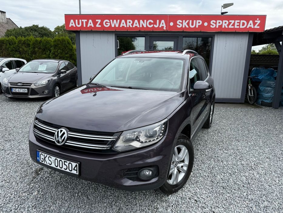 Volkswagen Tiguan Automat 4x4 Navi Kamera Cofania Skóra Panorama dach Podgrzewane Fotele