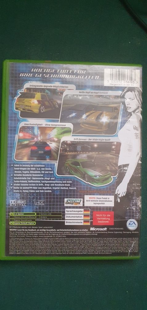 Need for Speed Underground Xbox Classic