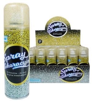 Spray Brokat Złoto