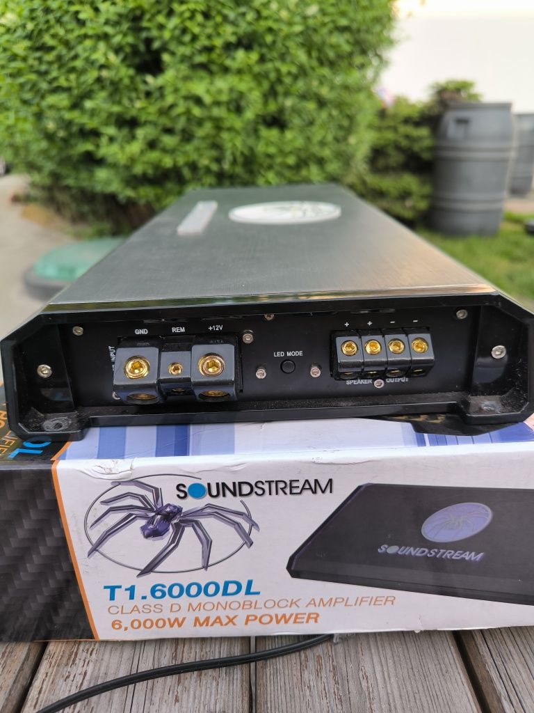 Wzmacniacz Soundstream T1.6000DL 3000 RMS jak nowy mega mocny okazja!!