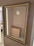 Piękne lustro fazowane w zdobionej ramie 78x58 cm