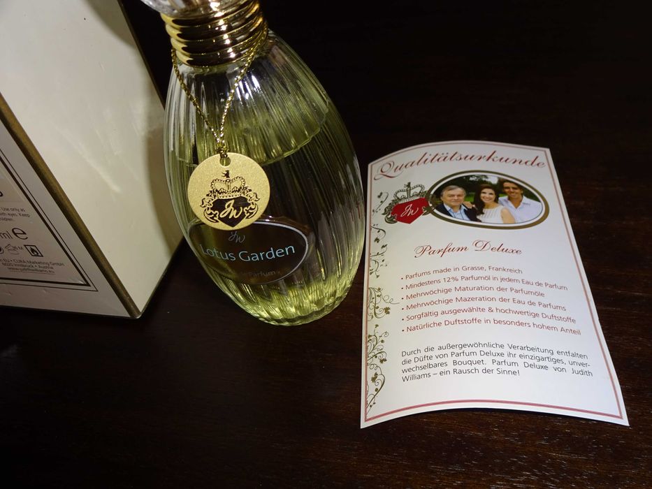Judith Williams Lotus Garden UNIKAT Parfum Deluxe eau de perfum 100 ml