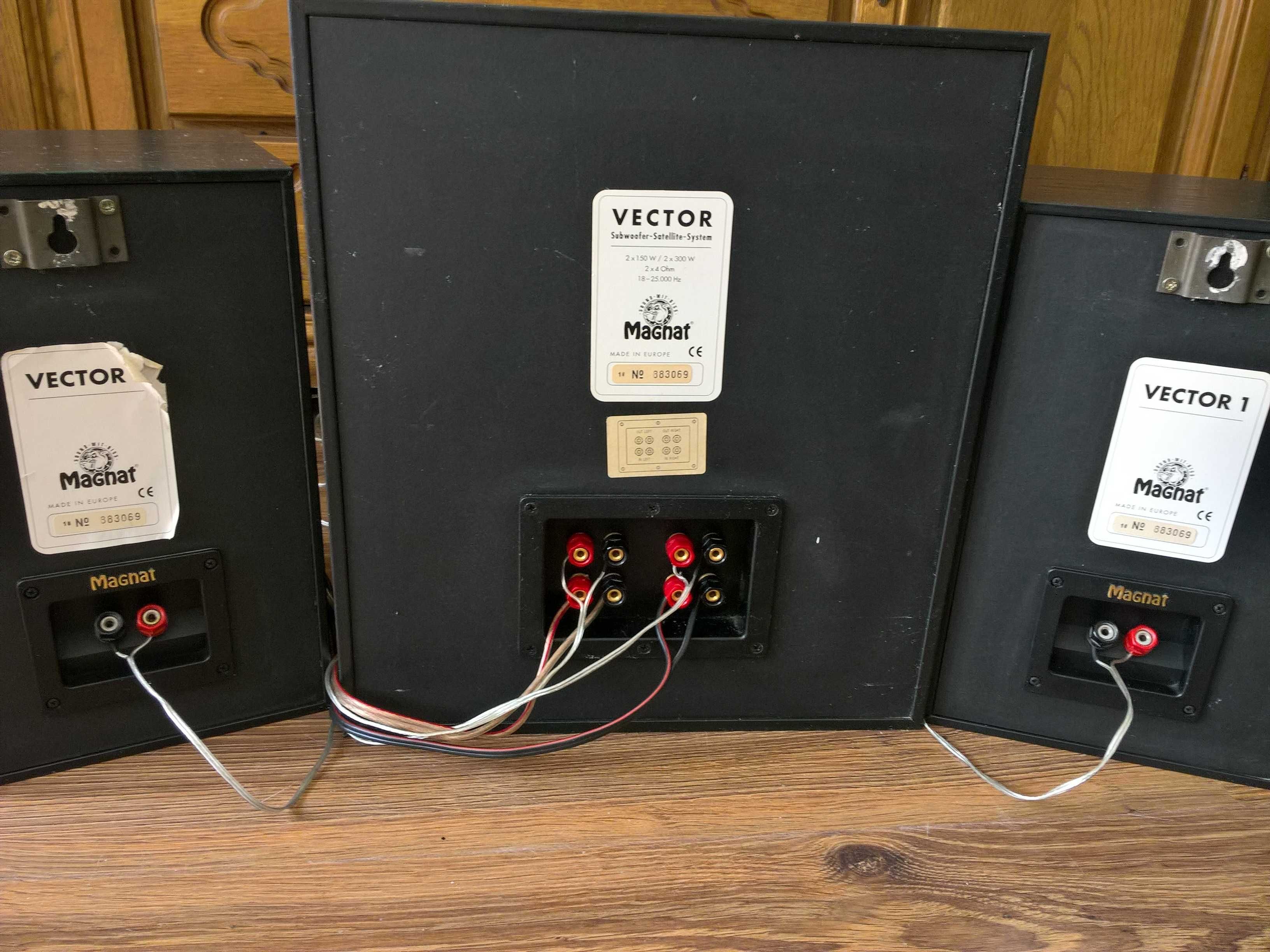 Kolumny głośnikowe Magnat Vector Subwoofer satellite system