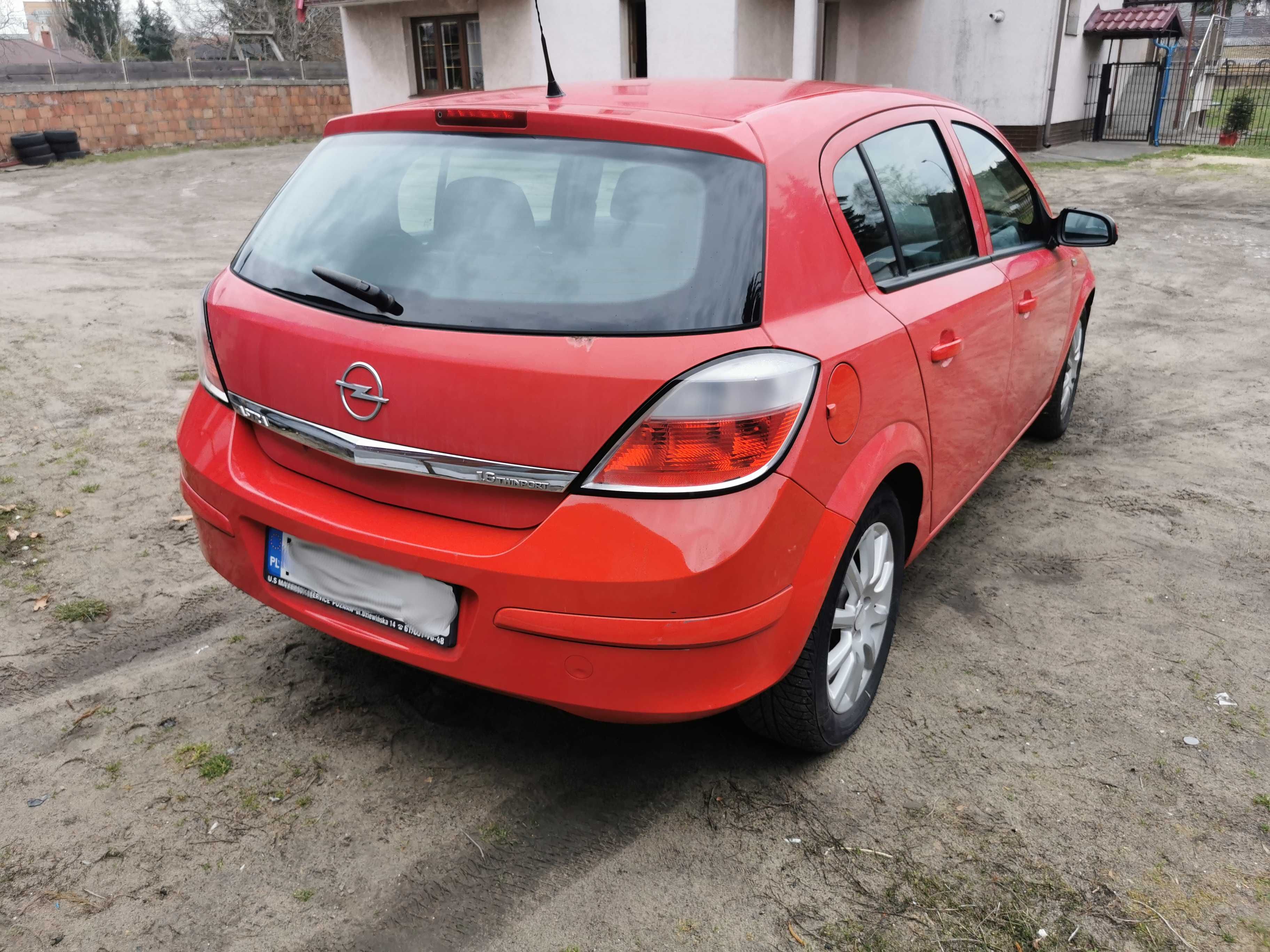 Opel astra 1,6 I 16V - gaz LPG - 2005 r. - 5 drzwiowy - alufelgi